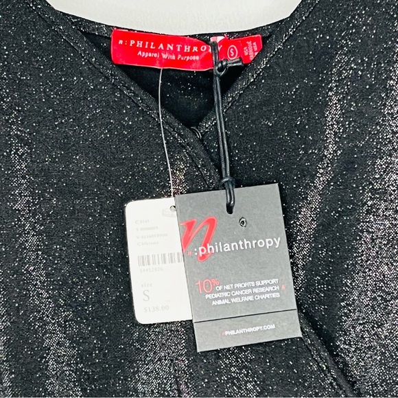 NWT Free People N:Philanthropy Vegas Bodysuit Vegas Sparkle size small - Picture 6 of 10